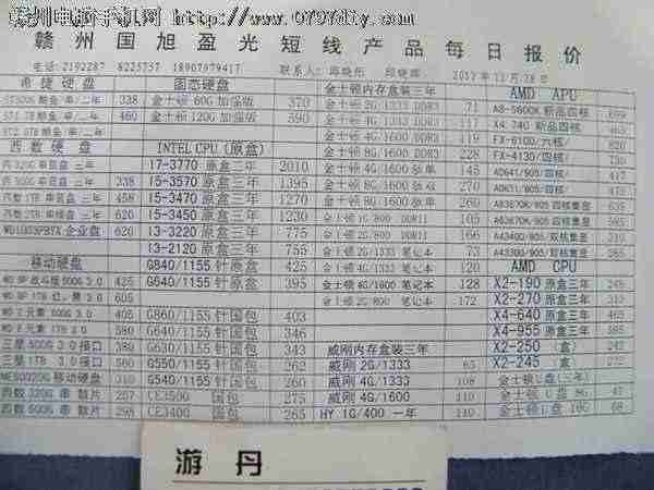20121128ոݹӯCPU Ӳ ڴ汨